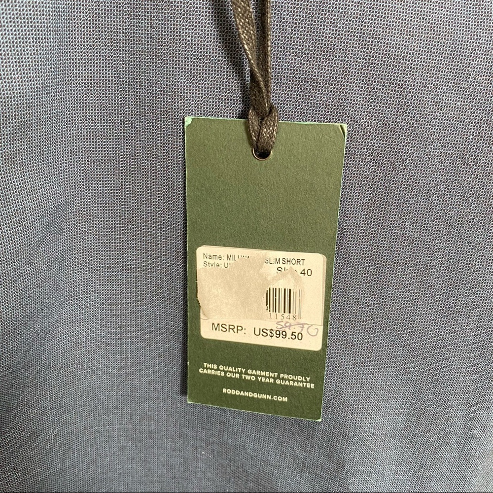 Rodd & Gun Millwater Navy Shorts Size 40 NWT - Picture 7 of 11